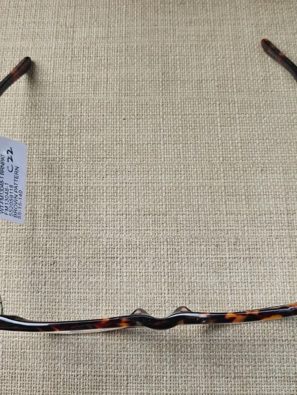 Wallmart Eyeglasses Frame Tortoise Brown Designer Look Eyewear FM13048 NWT $54